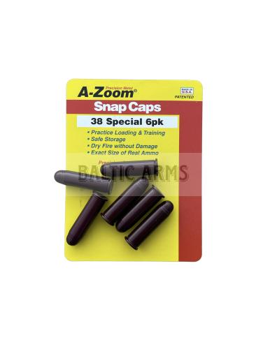 Mokomasis šovinys A-Zoom cal. .38 Special, 6 vnt.